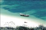 Beach in Somalia. Bajuni Islands Koyaama